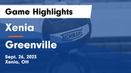 Xenia  vs Greenville  Game Highlights - Sept. 26, 2023