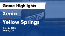 Xenia  vs Yellow Springs Game Highlights - Oct. 2, 2023