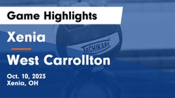 Xenia  vs West Carrollton  Game Highlights - Oct. 10, 2023
