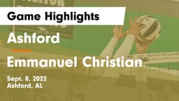 Ashford  vs Emmanuel Christian Game Highlights - Sept. 8, 2022