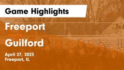 Freeport  vs Guilford  Game Highlights - April 27, 2023