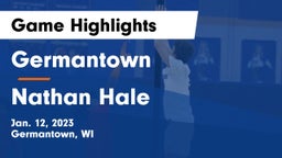 Germantown  vs Nathan Hale  Game Highlights - Jan. 12, 2023