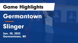 Germantown  vs Slinger  Game Highlights - Jan. 28, 2023