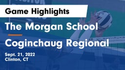 The Morgan School vs Coginchaug Regional  Game Highlights - Sept. 21, 2022