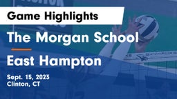 The Morgan School vs East Hampton Game Highlights - Sept. 15, 2023