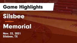 Silsbee  vs Memorial  Game Highlights - Nov. 22, 2021