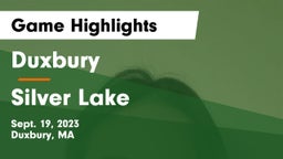 Duxbury  vs Silver Lake  Game Highlights - Sept. 19, 2023