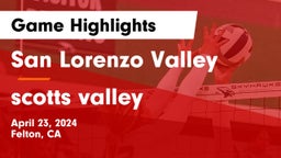 San Lorenzo Valley  vs scotts valley  Game Highlights - April 23, 2024