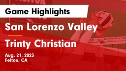 San Lorenzo Valley  vs Trinty Christian Game Highlights - Aug. 21, 2023