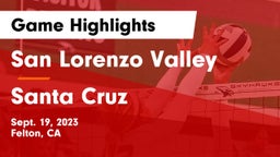 San Lorenzo Valley  vs Santa Cruz  Game Highlights - Sept. 19, 2023