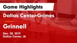Dallas Center-Grimes  vs Grinnell  Game Highlights - Dec. 20, 2019