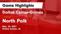 Dallas Center-Grimes  vs North Polk  Game Highlights - Nov. 23, 2021