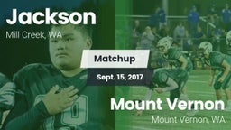 Matchup: Jackson  vs. Mount Vernon  2017