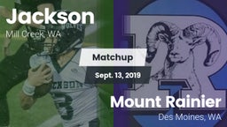 Matchup: Jackson  vs. Mount Rainier  2019