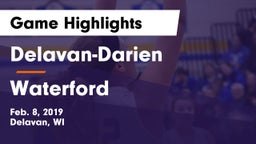 Delavan-Darien  vs Waterford  Game Highlights - Feb. 8, 2019