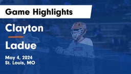 Clayton  vs Ladue Game Highlights - May 4, 2024