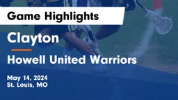Clayton  vs Howell United Warriors Game Highlights - May 14, 2024