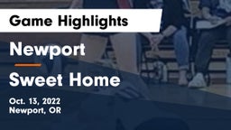 Newport  vs Sweet Home  Game Highlights - Oct. 13, 2022