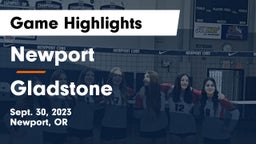 Newport  vs Gladstone  Game Highlights - Sept. 30, 2023