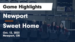 Newport  vs Sweet Home  Game Highlights - Oct. 12, 2023