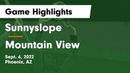 Sunnyslope  vs Mountain View  Game Highlights - Sept. 6, 2022