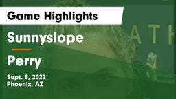 Sunnyslope  vs Perry  Game Highlights - Sept. 8, 2022