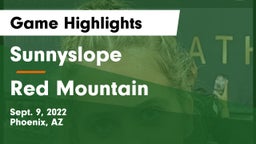 Sunnyslope  vs Red Mountain  Game Highlights - Sept. 9, 2022