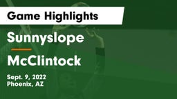 Sunnyslope  vs McClintock  Game Highlights - Sept. 9, 2022