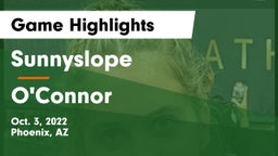 Sunnyslope  vs O'Connor  Game Highlights - Oct. 3, 2022
