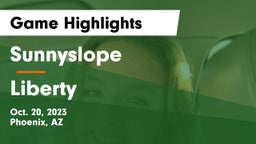 Sunnyslope  vs Liberty  Game Highlights - Oct. 20, 2023