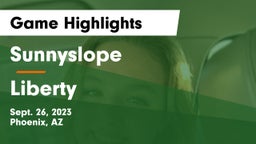 Sunnyslope  vs Liberty  Game Highlights - Sept. 26, 2023