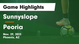 Sunnyslope  vs Peoria  Game Highlights - Nov. 29, 2023