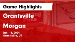 Grantsville  vs Morgan  Game Highlights - Jan. 11, 2024