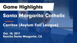 Santa Margarita Catholic  vs Cerritos (Asylum Fall League) Game Highlights - Oct. 18, 2017
