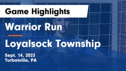 Warrior Run  vs Loyalsock Township  Game Highlights - Sept. 14, 2023