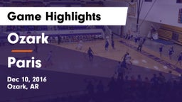 Ozark  vs Paris  Game Highlights - Dec 10, 2016