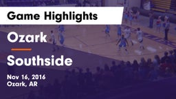 Ozark  vs Southside Game Highlights - Nov 16, 2016