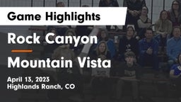 Rock Canyon  vs Mountain Vista  Game Highlights - April 13, 2023