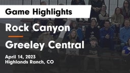 Rock Canyon  vs Greeley Central  Game Highlights - April 14, 2023