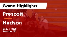 Prescott  vs Hudson  Game Highlights - Dec. 1, 2020