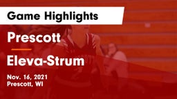 Prescott  vs Eleva-Strum  Game Highlights - Nov. 16, 2021