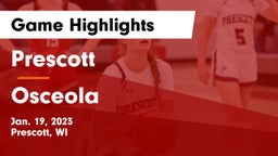 Prescott  vs Osceola  Game Highlights - Jan. 19, 2023