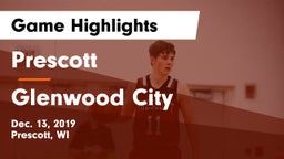Prescott  vs Glenwood City  Game Highlights - Dec. 13, 2019