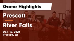 Prescott  vs River Falls  Game Highlights - Dec. 19, 2020