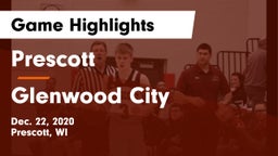 Prescott  vs Glenwood City  Game Highlights - Dec. 22, 2020