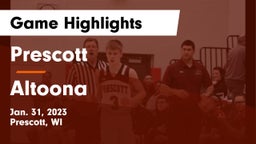 Prescott  vs Altoona  Game Highlights - Jan. 31, 2023