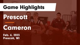 Prescott  vs Cameron  Game Highlights - Feb. 6, 2023
