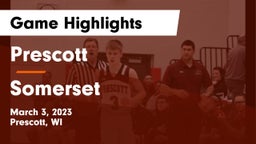 Prescott  vs Somerset  Game Highlights - March 3, 2023