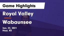 Royal Valley  vs Wabaunsee  Game Highlights - Jan. 22, 2021