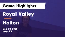 Royal Valley  vs Holton  Game Highlights - Dec. 22, 2020